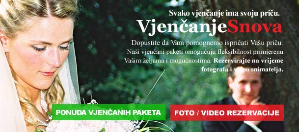 Fotografiranja i snimanja vjenčanja